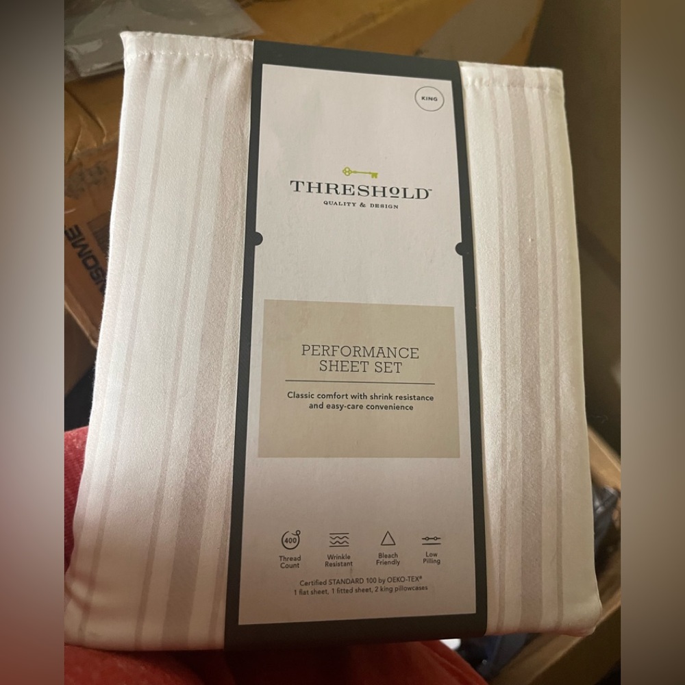Threshold performance king sheet set